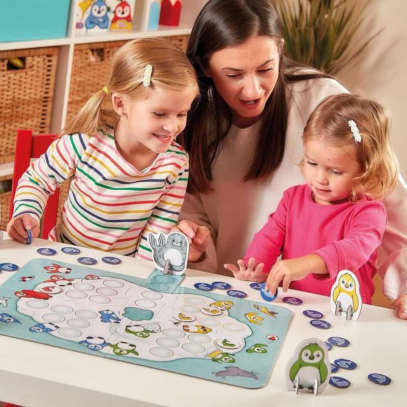 Hungry Little Penguins Board Game – A Fishy Race Against the Seal!, Learning SPACE