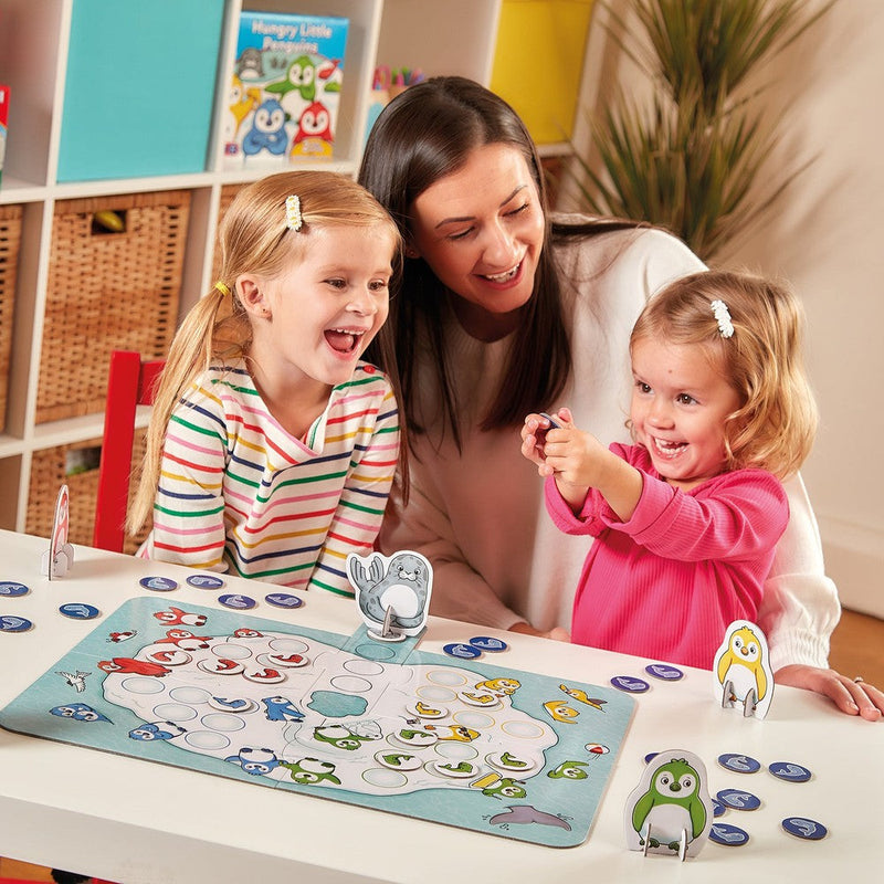 Hungry Little Penguins Board Game – A Fishy Race Against the Seal!, Learning SPACE