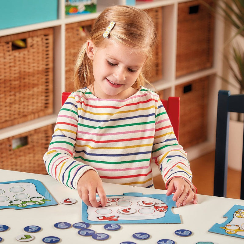 Hungry Little Penguins Board Game – A Fishy Race Against the Seal!, Learning SPACE