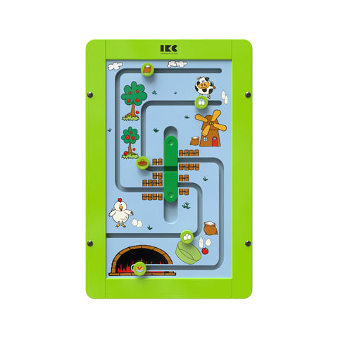 IKC Apple Pie Factory Wall Game-Dropship,IKC Classic,IKC Play,Nurture Room,Sensory Room Furniture,Sensory Wall Panels & Accessories-Green-PP00128-Learning SPACE