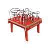 IKC Buxus Wirebeads Table-Dropship,Fine Motor Skills,IKC Freestanding Play Structure,IKC Freestanding Play System,IKC Play,Tracking & Bead Frames-Red-PP00747-Learning SPACE