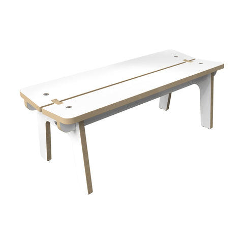 IKC Buxus Wooden Bench-Dropship,IKC Furniture,IKC Play-White-PP00732-Learning SPACE
