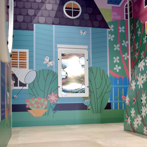 IKC Crazy Mirror Wall Game-Dropship,IKC Classic,IKC Play,Nurture Room,Sensory Mirrors,Sensory Room Furniture,Sensory Wall Panels & Accessories-Learning SPACE
