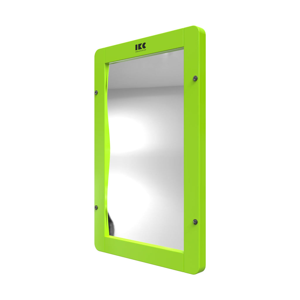 IKC Crazy Mirror Wall Game-Dropship,IKC Classic,IKC Play,Nurture Room,Sensory Mirrors,Sensory Room Furniture,Sensory Wall Panels & Accessories-Green-PP00001-Learning SPACE