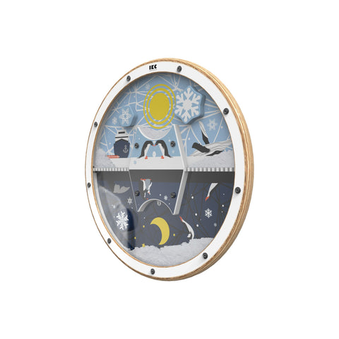 IKC Day and Night Wall Game-Dropship,IKC Arctic,IKC Play,IKC Round Wall Games,Nurture Room,Sensory Room Furniture,Sensory Wall Panels & Accessories-Learning SPACE