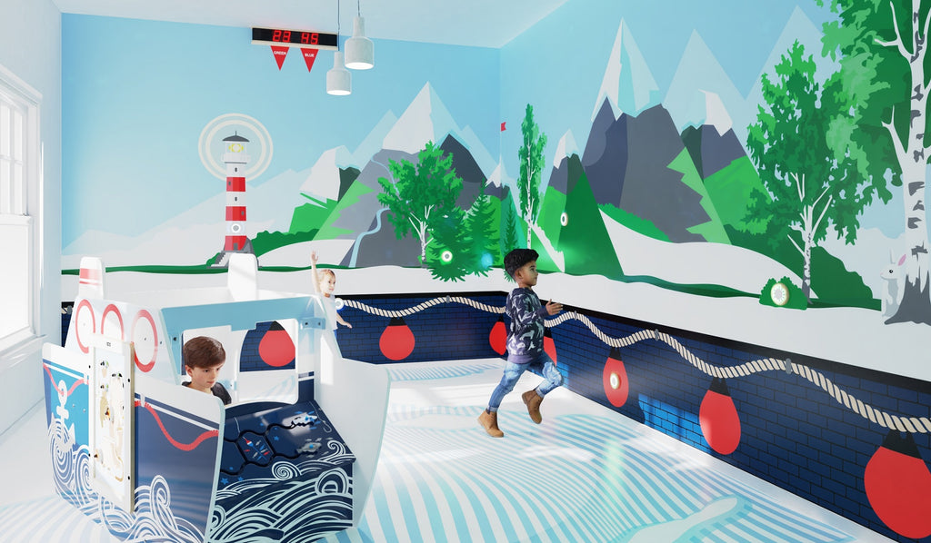 IKC Interactive Activity Walls-Dropship,IKC Interactive Play System,IKC Play,Sensory Wall Panels & Accessories-Activity Wall-PP00750-Learning SPACE