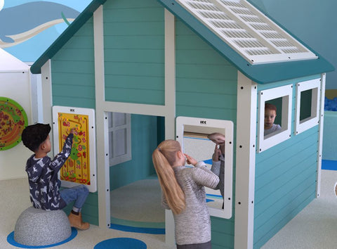 IKC Play Cabin - (Excl Modules)-Dropship,IKC Freestanding Play Structure,IKC Freestanding Play System,IKC Play,Play Houses,Playhouses-Learning SPACE