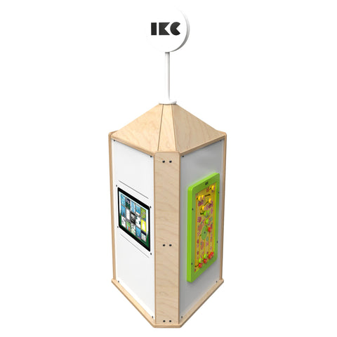IKC Playtower with Interactive Touch Screen (Excl. Modules)-Dropship,IKC Freestanding Play Structure,IKC Freestanding Play System,IKC Play-Wood-PP00521-Learning SPACE