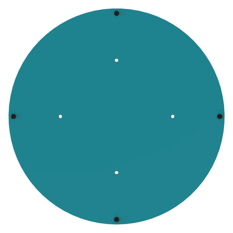 IKC Round Wallplate For Wall Game-Dropship,IKC Play,IKC Wall Plates,Sensory Wall Panels & Accessories-Monster-PP00612-Learning SPACE