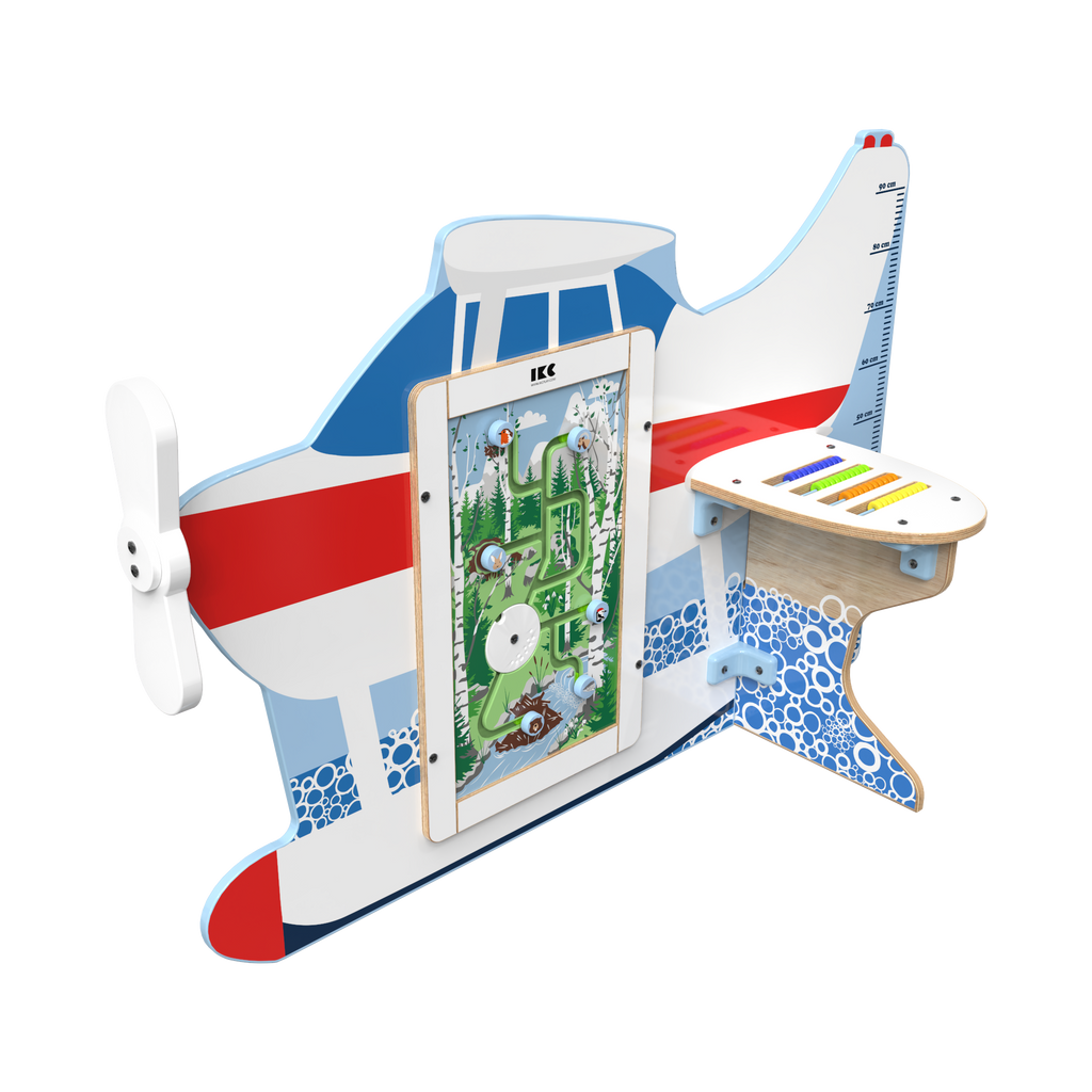 IKC Splash Down Seaplane Play Structure (Excl. Module)-Cars & Transport,Dropship,Early Years Sensory Play,IKC Freestanding Play Structure,IKC Freestanding Play System,IKC Play,Imaginative Play,Role Play-Learning SPACE