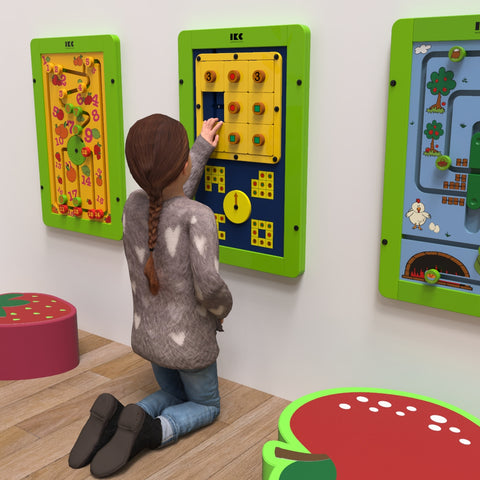 IKC Square Logic Wall Game-Dropship,IKC Classic,IKC Play,Nurture Room,Sensory Room Furniture,Sensory Wall Panels & Accessories-Learning SPACE