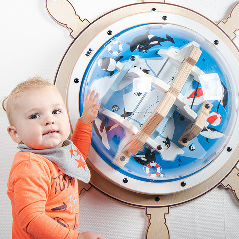 IKC Tip of the Iceberg Wall Game-Dropship,IKC Arctic,IKC Play,IKC Round Wall Games,Nurture Room,Sensory Room Furniture,Sensory Wall Panels & Accessories-Learning SPACE