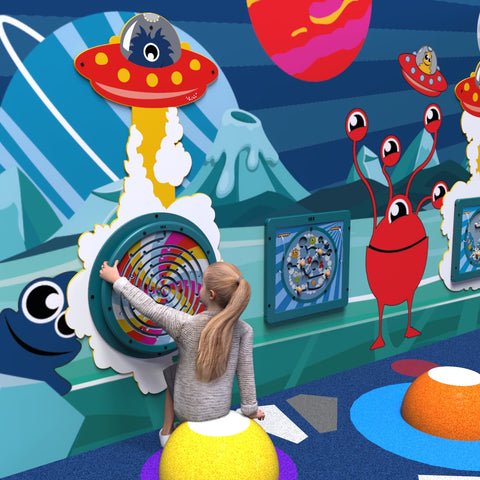 IKC Transporter Playwheel 1 PW Wall Plate-Dropship,IKC Monster,IKC Play,IKC Wall Plates,Nursery,Sensory Wall Panels & Accessories-Learning SPACE