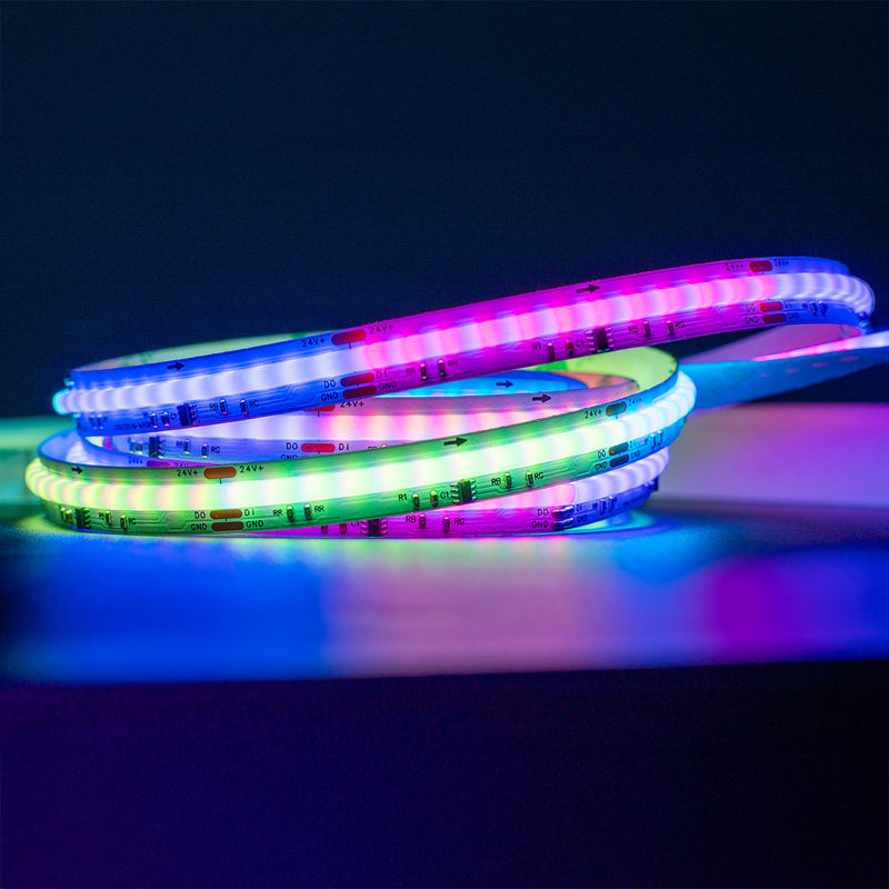 IP20 24V COB RGB Smart LED Tape, Learning SPACE