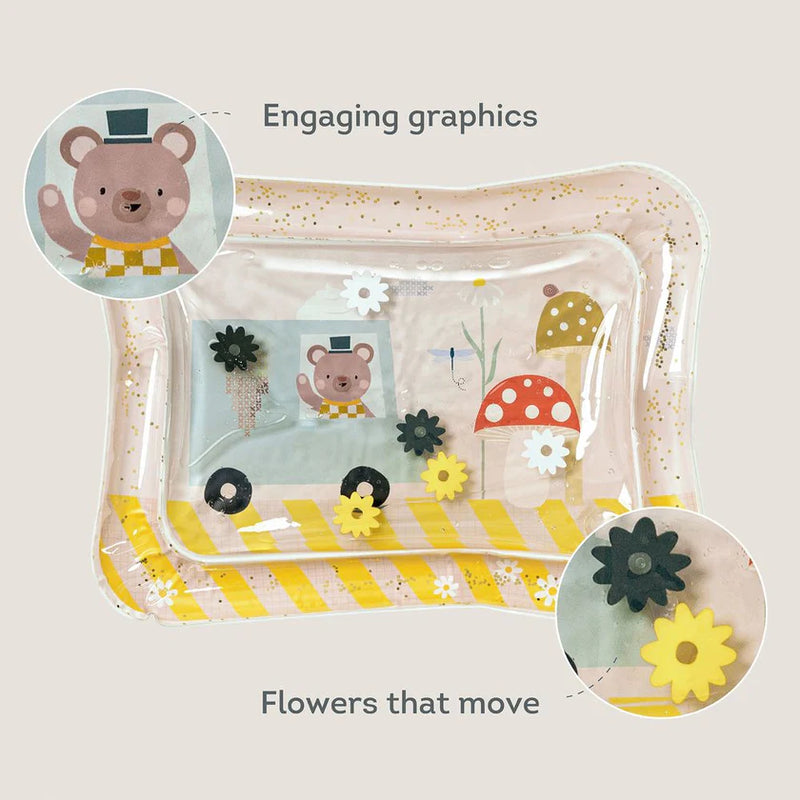 Ice Cream Bear Tummy Time Water Mat, baby toys Learning SPACE