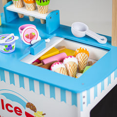 Ice Cream Cart-Bigjigs Toys,Dropship,Imaginative Play,Role Play,Wooden Toys-Learning SPACE