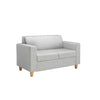 Iceberg Fabric Sofa, Wooden Feet Learning SPACE