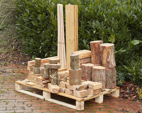 Imagination Builders Loose Parts Pallet Set-Building Blocks, Cosy Direct, Forest School & Outdoor Garden Equipment, Outdoor Play, Outdoor Toys & Games, Role Play-Learning SPACE