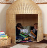 Indoor Wicker Hideout-Cosy Direct,Nooks dens & Reading Areas,Play Dens,Reading Den,Sensory Dens,Wellbeing Furniture,Wicker & Willow Dens-Learning SPACE