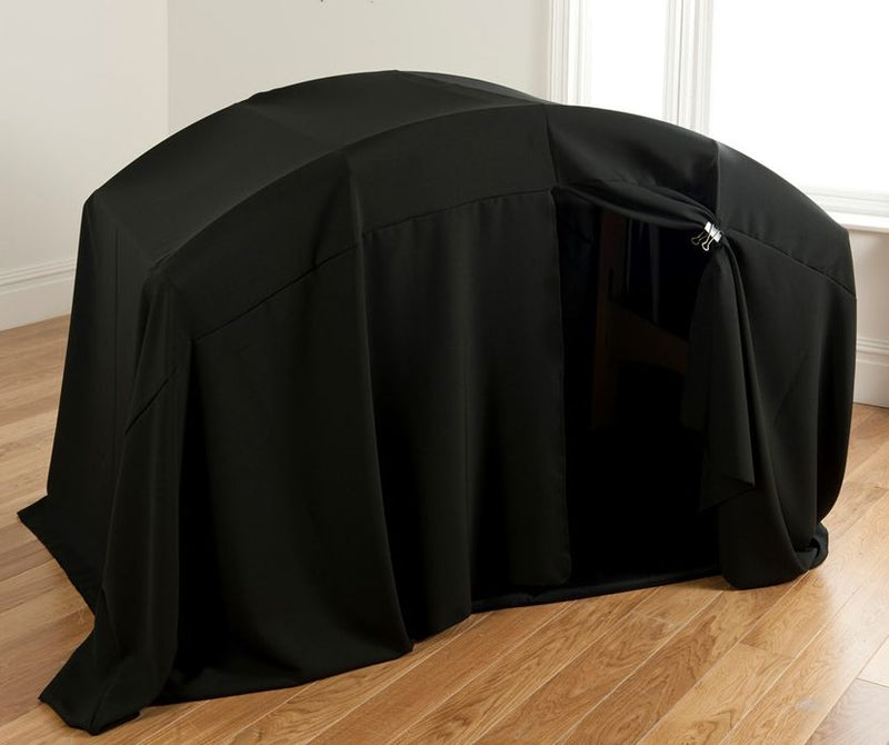 Indoor/Outdoor Folding Den plus Blackout Sensory Den Kit, Learning SPACE
