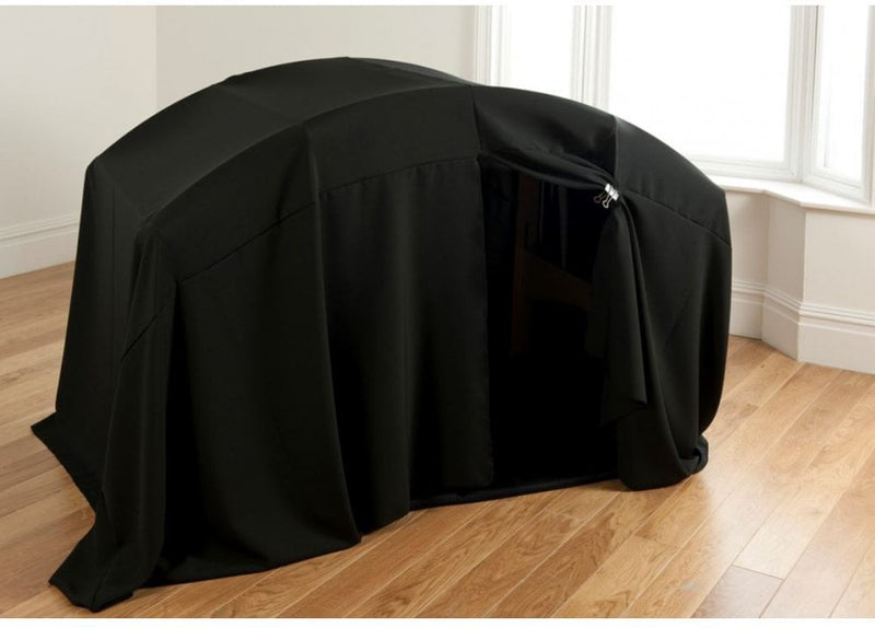 Indoor/Outdoor Folding Den plus Blackout Sensory Den Kit, Learning SPACE