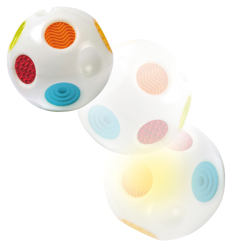 Infantino Sensory Sound Light Activity Ball Engaging Baby Toy