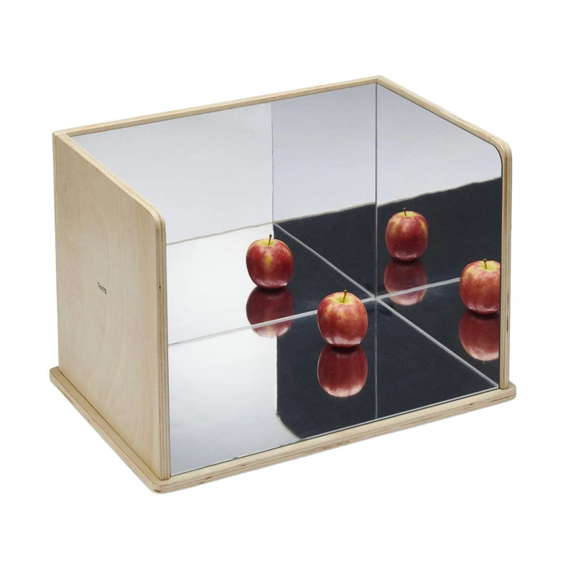 Infinite Reflections Wooden Mirror, Learning SPACE