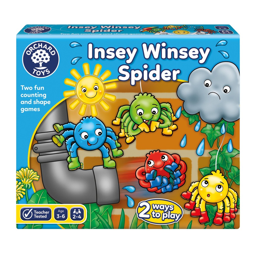 Insey Winsey Spider Game-Addition & Subtraction,Early years Games & Toys,Early Years Maths,Gifts For 2-3 Years Old,Maths,Maths Toys,Orchard Toys,Primary Games & Toys,Primary Maths,Table Top & Family Games-Learning SPACE