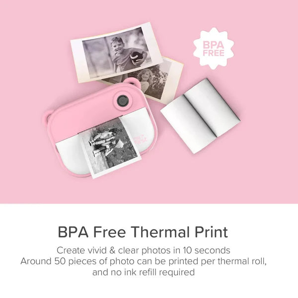 Instant Print Camera | Thermal Printer w/ Paper Refills | myFirst Camera Insta 2, Learning SPACE