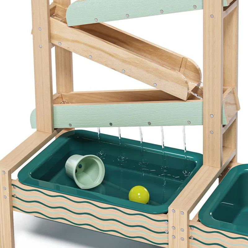 Interactive Wooden Water Track for Kids – Outdoor Play & Learning, Learning SPACE