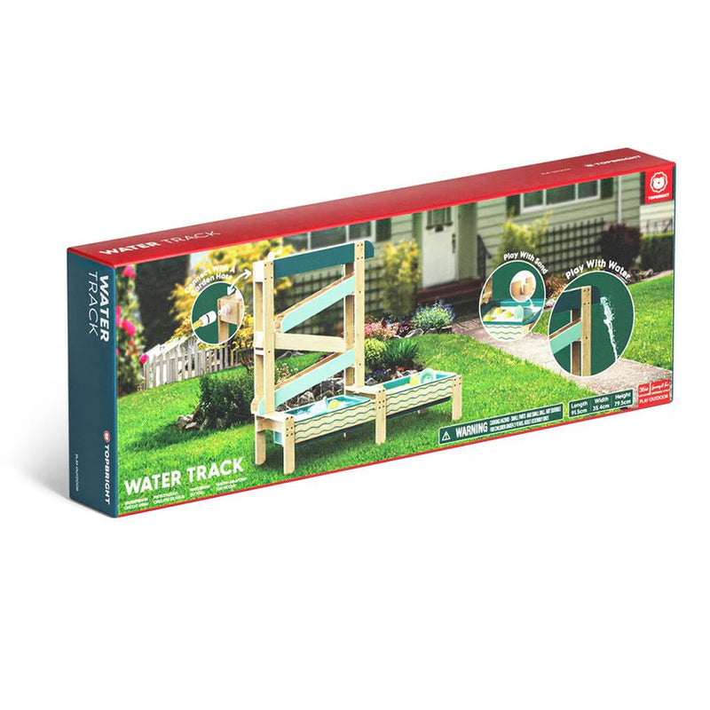Interactive Wooden Water Track for Kids – Outdoor Play & Learning, Learning SPACE