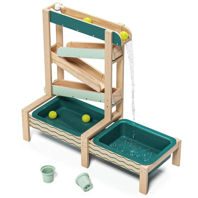 Interactive Wooden Water Track for Kids – Outdoor Play & Learning, Learning SPACE