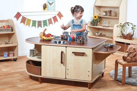 Island Kitchen - Preschool-Cosy Direct, Imaginative Play, Kitchens & Shops & School, Play Kitchen, Role Play-Learning SPACE