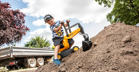 JCB Mobile 360 Degree Toy Excavator-Dropship,Early Years. Ride On's. Bikes. Trikes,Farms & Construction,Ride & Scoot,Ride Ons-Learning SPACE