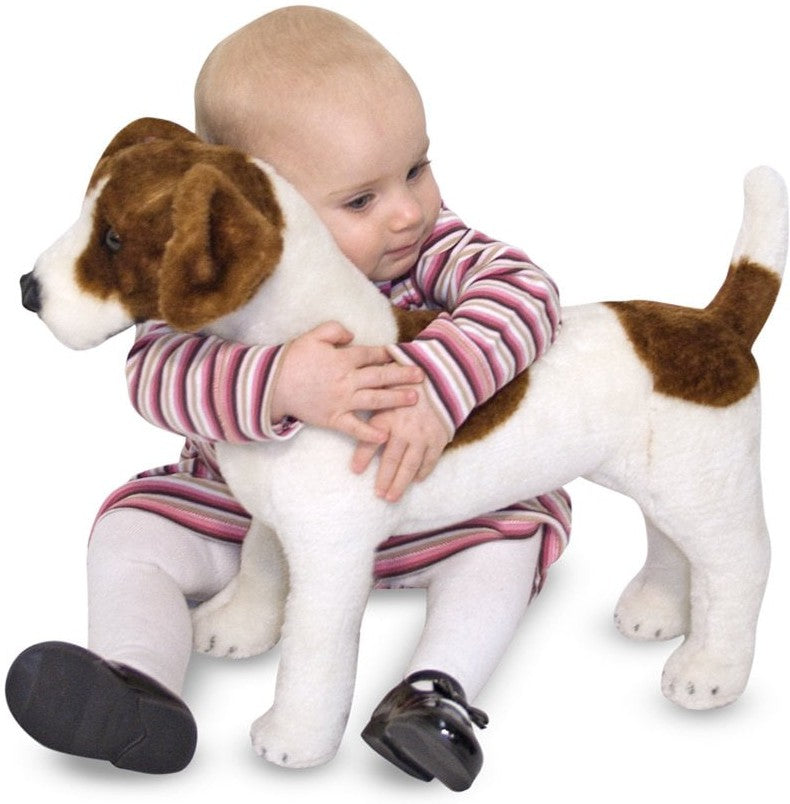 Jack Russell Terrier Dog Giant Stuffed Animal, Learning SPACE