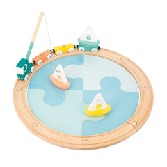 Janod Bolid Sailing Boat Circuit-2-12 Piece Jigsaw, Baby & Toddler Gifts, Baby Cause & Effect Toys, Baby Wooden Toys, Cars & Transport, Christmas, Discontinued, Imaginative Play, Janod Toys-Learning SPACE