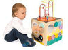 Janod Multi-Activity Cube-AllSensory,Baby & Toddler Gifts,Baby Cause & Effect Toys,Baby Sensory Toys,Baby Wooden Toys,Cause & Effect Toys,Down Syndrome,Gifts For 1 Year Olds,Gifts For 6-12 Months Old,Janod Toys,Stock,Tactile Toys & Books,Tracking & Bead Frames-Learning SPACE