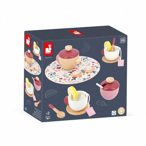 Janod Twist - Tea Set-Games & Toys,Imaginative Play,Janod Toys,Kitchens & Shops & School,Play Kitchen Accessories,Role Play,Wooden Toys-Learning SPACE