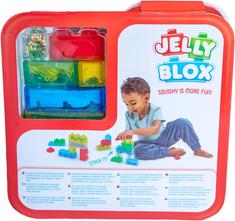 Jelly Blox Creative Kit - Squishing Building Blocks (20 Pieces), Learning SPACE