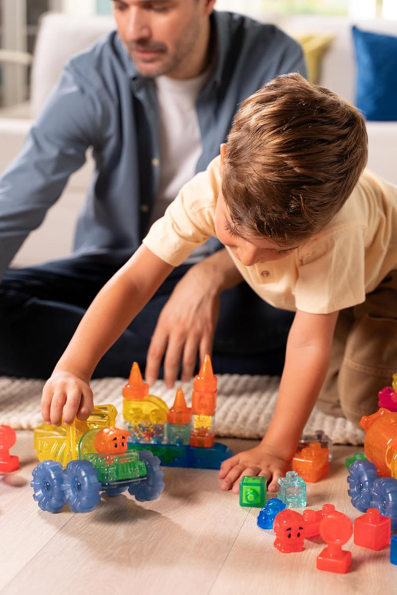 Jelly Blox Dump Truck Set, Building Toys Learning SPACE