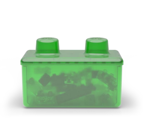 Jelly Blox Stash & Stack Storage Set, Building Toys Learning SPACE