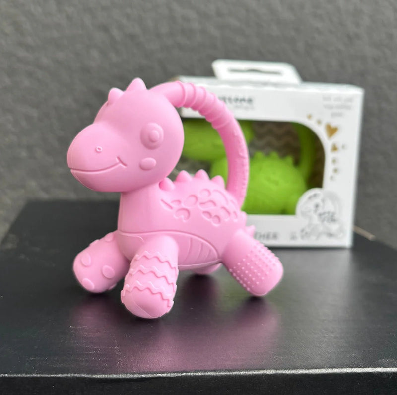 Jellystone Designs Dino Teether, Pacifiers, Teethers & Teething Relief Learning SPACE