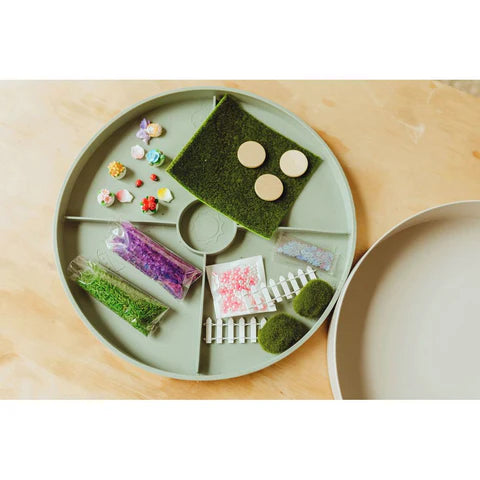 Jellystone Designs Fairy Garden Sensory Kit - Includes Tray, Learning SPACE