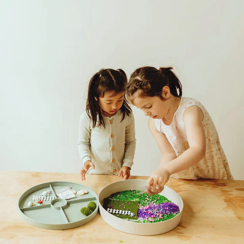 Jellystone Designs Fairy Garden Sensory Kit - Includes Tray-Imaginative Play,Messy Play,Sand & Water Trays,Water & Sand Toys-Learning SPACE
