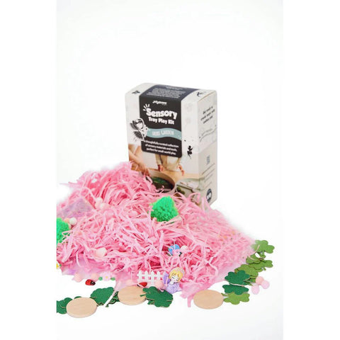 Jellystone Designs Fairy Garden Sensory Kit - Includes Tray-Imaginative Play,Messy Play,Sand & Water Trays,Water & Sand Toys-Learning SPACE