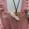 Jellystone Designs Rainbow Pendant-Chewing, Halilit Toys, Oral Motor & Chewing Skills--Learning SPACE