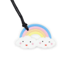 Jellystone Designs Rainbow Pendant-Chewing, Halilit Toys, Oral Motor & Chewing Skills-Pastel-JSRPP-Learning SPACE