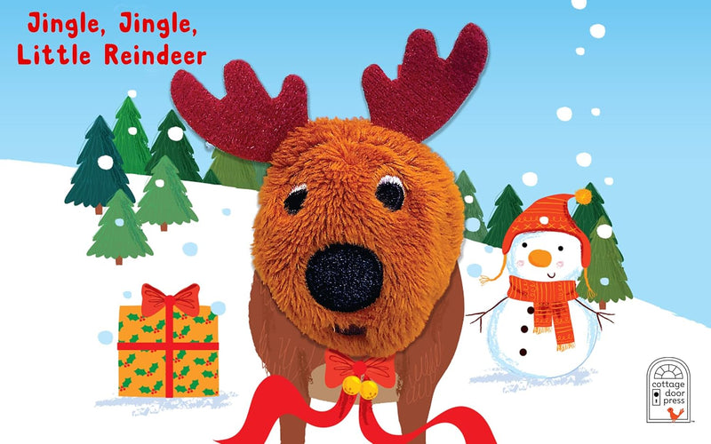 Jingle Jingle, Little Reindeer Finger Puppet Book, Learning SPACE