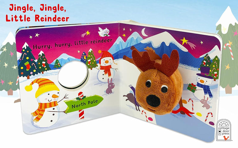 Jingle Jingle, Little Reindeer Finger Puppet Book, Learning SPACE