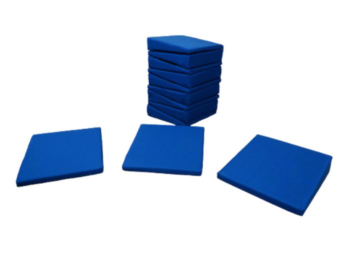 Jolly Back Maxi Wedge - Set of 12, Single Colour Without Trolley Learning SPACE